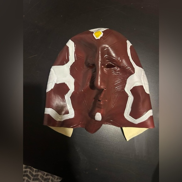 Adult Marvel Vision Halloween Costume Cosplay Mask - Picture 2 of 3